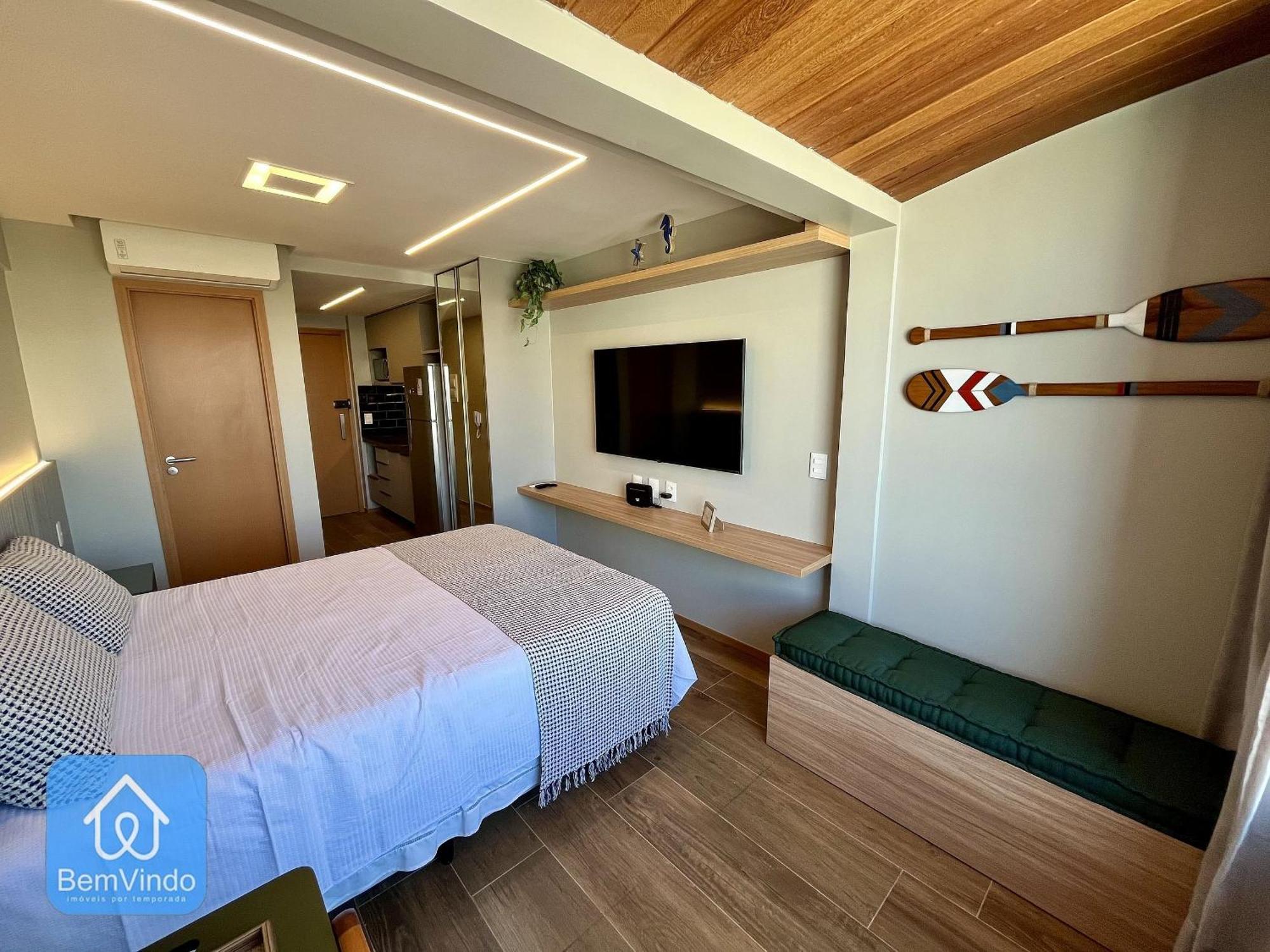 Estudio Lindo E Moderno No Unico Barra Apartamento *